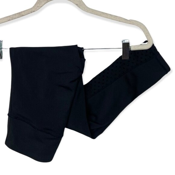 Nanette Lepore Black Mesh Panel Leggings High Rise Size Small Stretch High‎ Rise - Picture 6 of 12
